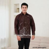 Gambar Kemeja Batik Undurjoyo Pria Lengan Panjang Motif Baju Katun Pendek Printing Ungu Coklat Cowok Kerja Muda Slimfit Formal Nyaman - Kmj Arimbi Mahogany, M dari UNDURJOYO Kab. Pekalongan 1 Tokopedia