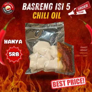 BASRENG CHILI OIL ISI 5 MURAH GORENG FOOD CAMILAN SNACKS