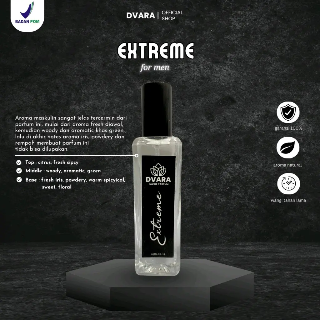 PARFUM COWOK MAN SERIES DVARA EAU DE PARFUM 30 ML WANGI TAHAN LAMA Perfume Pria