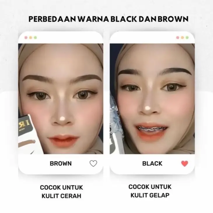 3in1 Eyebrow irvie BPOM Cetakan alis tali Free Concealer 6