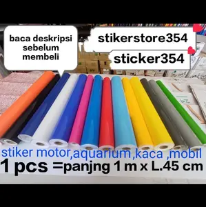 STIKER SKOTLET Motor,Aquarium GlOSYY DAN DOP MURAH harga per 1 meter Kendaraan Motorcycle mobil