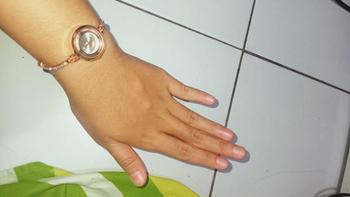 Product Review of JTSR016 - Jam Tangan Wanita Tali Rantai Serut Simple Elegant Jam Analog Fashion Korea Model Bulat Quartz from a**🌷 0