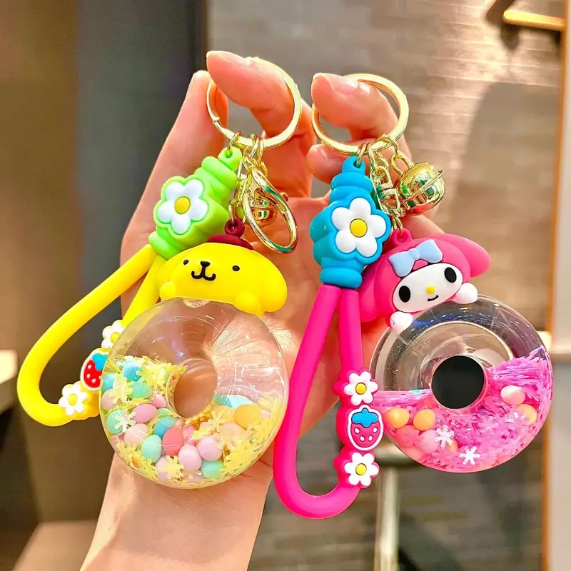 【Ready】Gantungan Kunci Keychain Premium Acrylic Sanrio Kuromi Melody Cinnamoroll 2