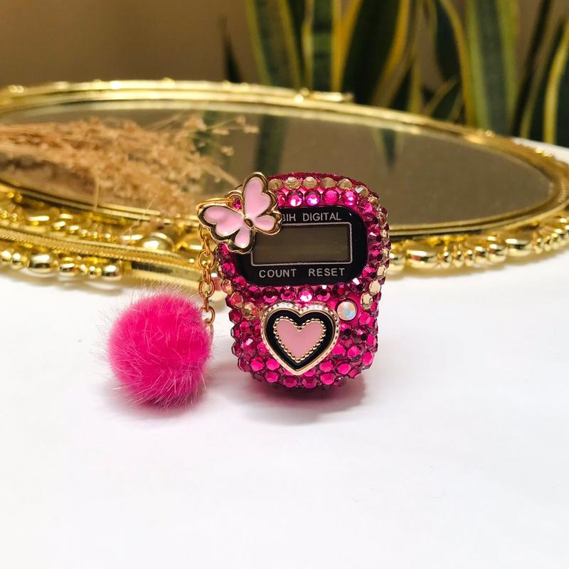 Tasbih LOVE pompom - non led 4