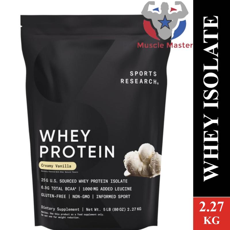 Sữa Tăng Cơ Sports Research Whey Protein Isolate 2.3kg 5lbs