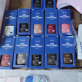 Product Review of Nail Gel Polish Set Professional Nail Salon Complete Manicure Kits 40Color Option 8ml Soak-Off Nail Polish Set With 120W UV/LED Nail Lamp,Nail Grinder Nai,Nutrition Oil Pen Acrylic Nail Art Nail Care Cleanser Peel Cutics Comfort from J**y 3