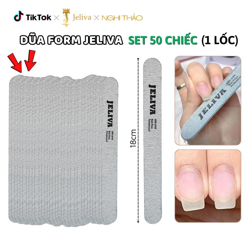  Dũa móng tay tạo form JELIVA set 50 chiếc 