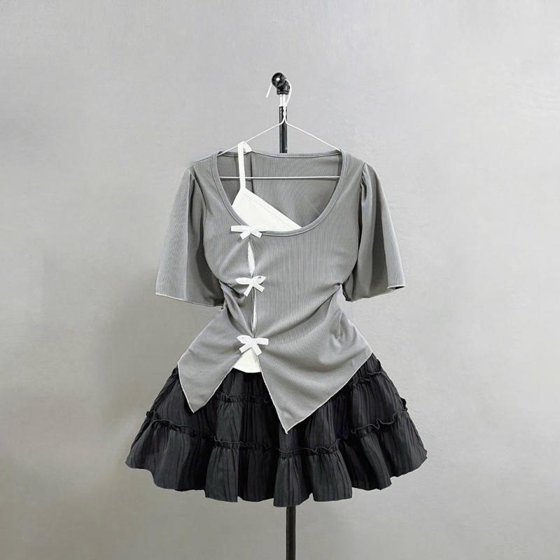 Sét kiểu hót tren mùa hè bigsize , áo kèm váy ( có bán lẻ) 50-95kg cho bigsize Đậu bigsize ( A273, CV409) Đậu bigsize