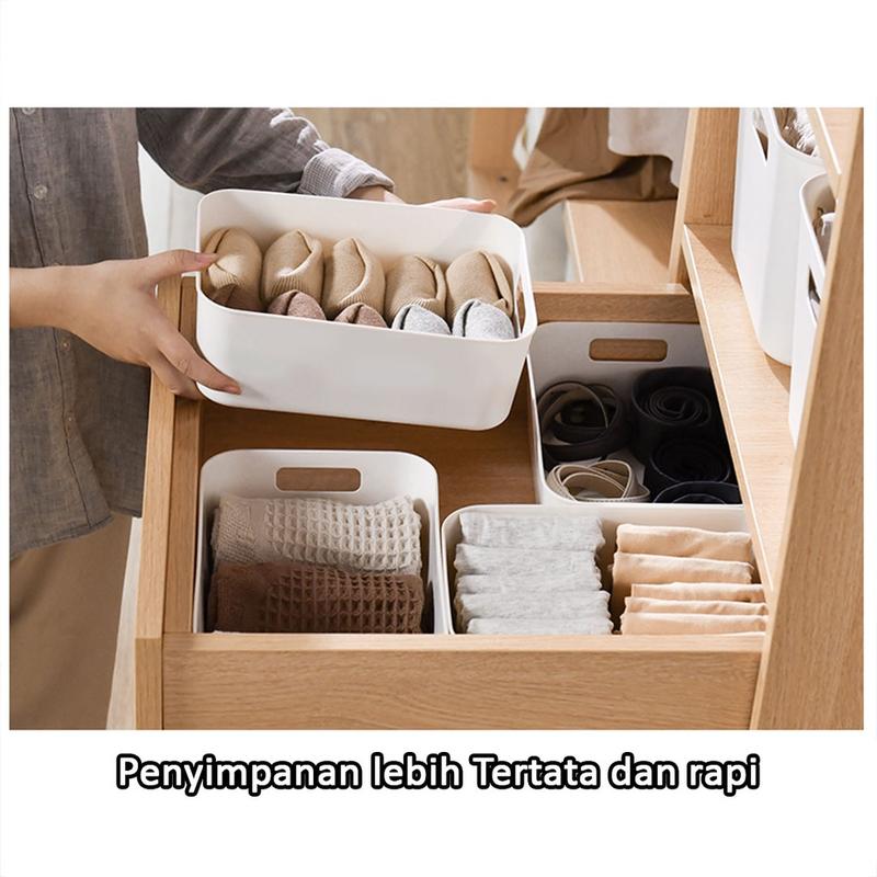 KOTAK PENYIMPANAN SERBAGUNA | BIN ORGANIZER MULTIFUNGSI | KERANJANG PENYIMPANAN SERBAGUNA 4
