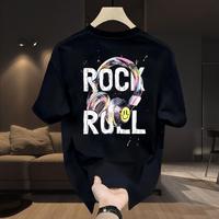 Gambar Kaus oblong lengan pendek motif grafiti katun murni musim panas dengan motif headphone keren leher bulat trendi atasan bernapas mode pria longgar kasual Kaos Lembut polosan hitam t-shirt bajupria store do bujack trunojoyo jepang oversized t-shirt  Sablon - putih, S dari ACEJOLUN-YN Kab. Tangerang 1 Tokopedia