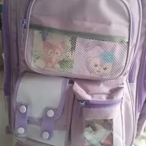 Tas Sekolah Dasar Anak Laki-Laki Perempuan tas bahu ganda ringan anti air untuk siswa sekolah dasar kelas 1-6 Fashion tahan debu rapi