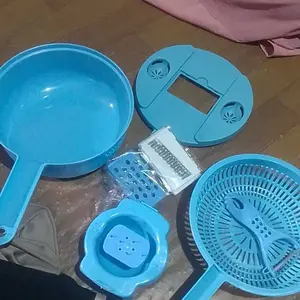 CMC[COD]Alat Parutan Baskom Pemotong Sayur Buah Serbaguna Multi Slicer Kitchenware/C-543