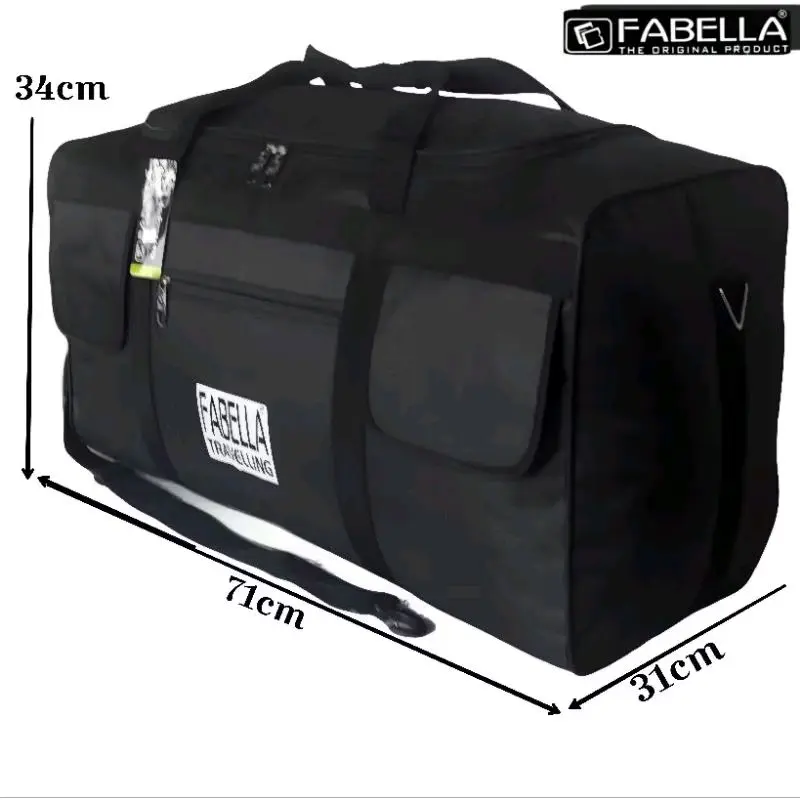 Tas travel BIG SIZE tas pakaian fabella tas mudik tas jalan bepergian tas minggat jumbo ori baju