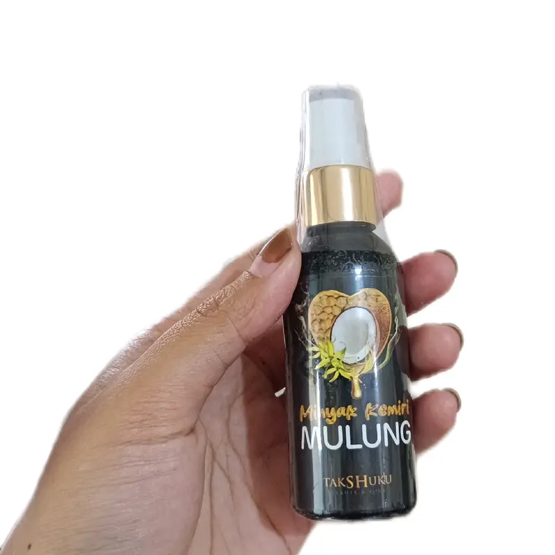 minyak kemiri mulung (perangsang pertumbuhan rambut). 0