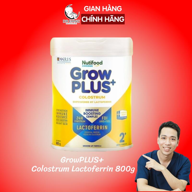 [Chính hãng] Sữa Nutifood Grow Plus Colostrum Lactoferrin 800g