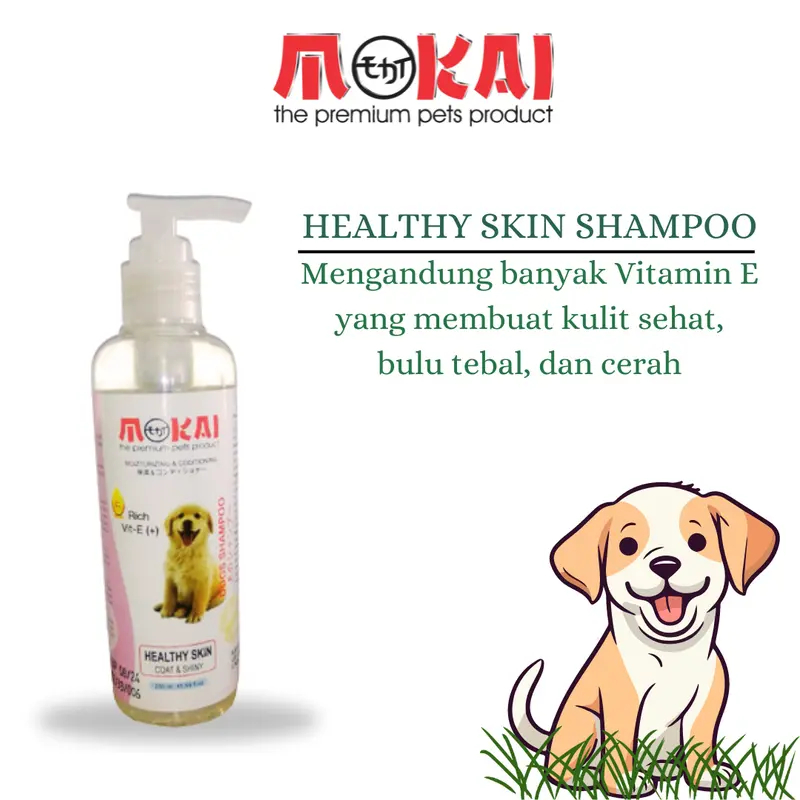 Mokai SHAMPOO Anjing / Dogs - KUALITAS TERBAIK  250 ML shampo kucing anti rontok dan bulu lebat kutu 3