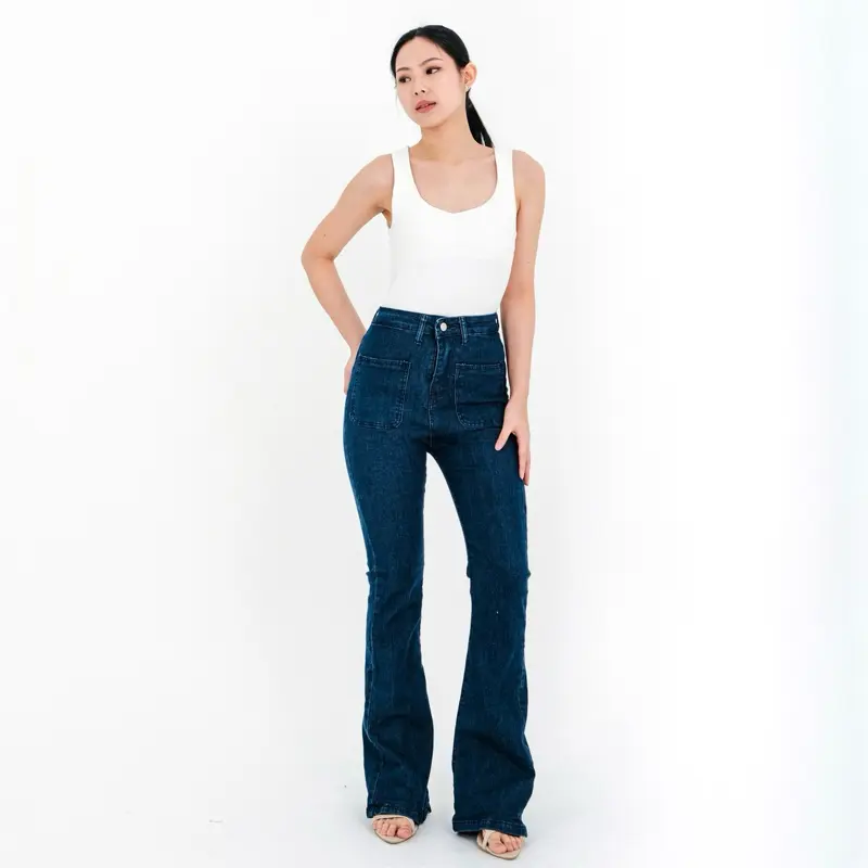 [LUXE.DLABEL] - 313 jeans | Celana jeans wanita Panjang Highwaist Wanita Jeans Jeans Wanita Polos Ripped Jeans Highwaist  Skinny Jeans Highwaist Baggy Wideleg Jeans Kulot jeans Boyfriend J 1