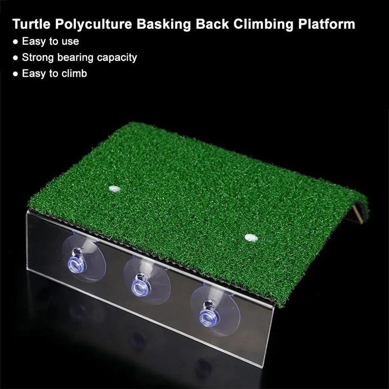 Product Introduction of Seven Master Floating Island Basking Platform Ladder Mat Aquarium Decoration Simulated Landscaping Rest Lawn 66