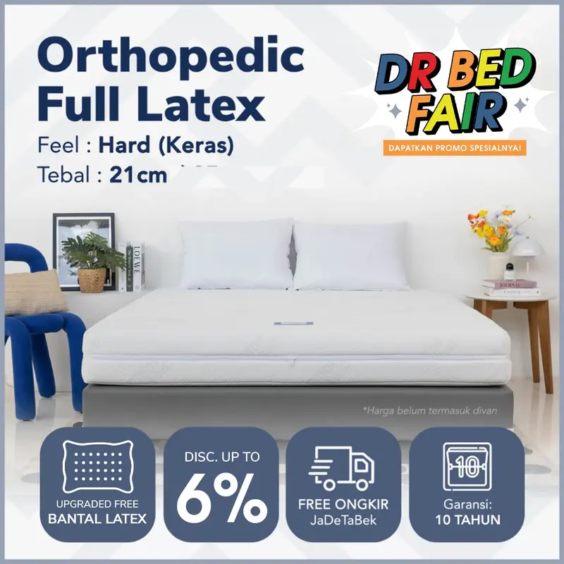 Kasur Orthopedic Latex Ortho DR.BED uk. 120x200 0