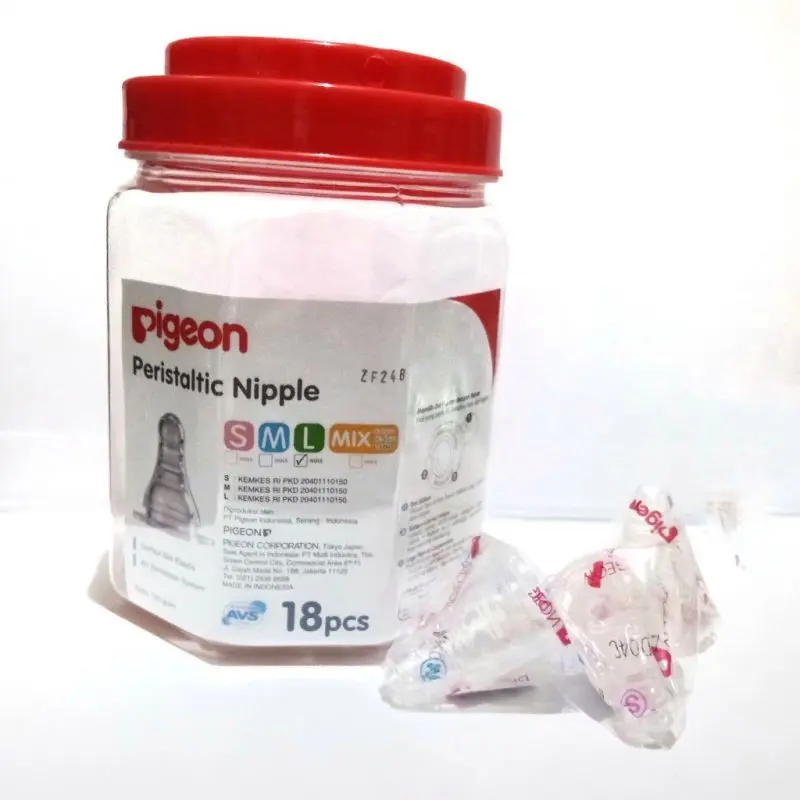 Dot silicone Nipple Pigeon Nipple Toples / Silicone Standard Eco BPA FREE Nipple AVS Empeng 2