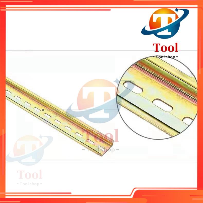 Product Introduction of 【Ready Stock】20/50 cm grooved metal DIN fixed rail general circuit breaker rail relay rail DIN mounting rail 11