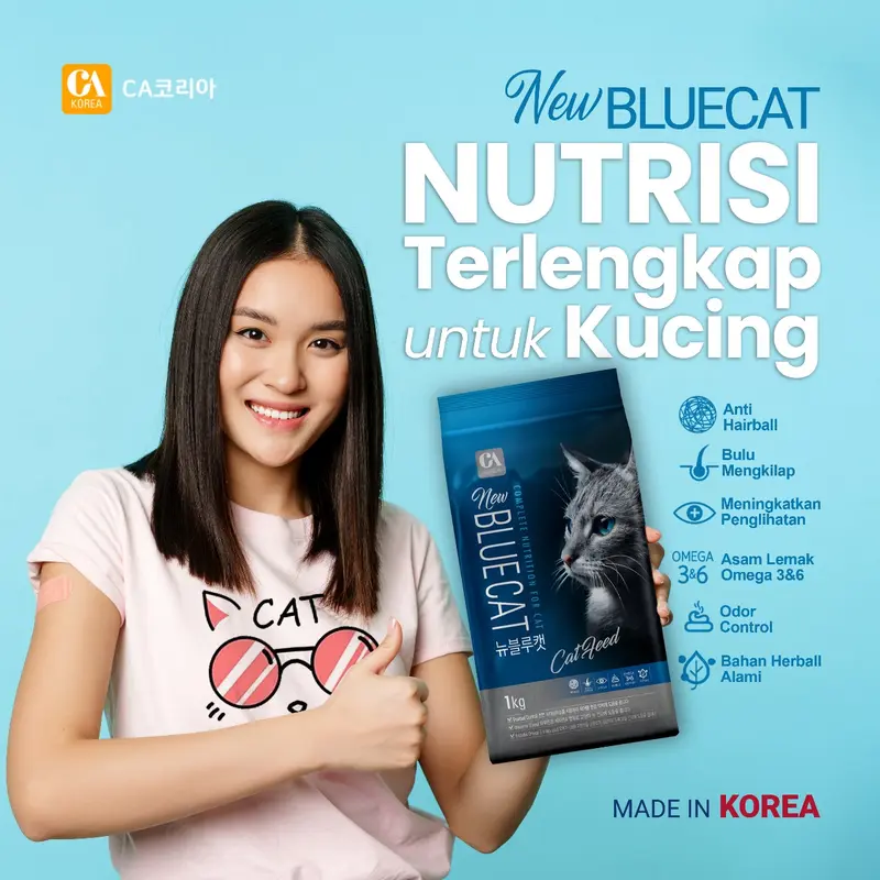 New Blue Cat 1 Kg Makanan Kucing 1