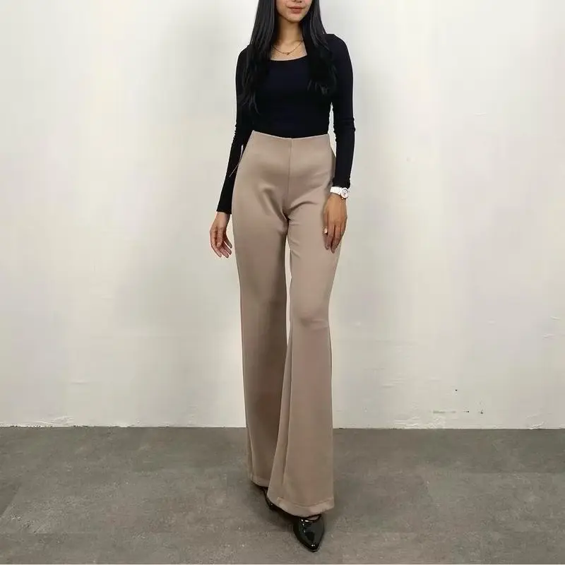 RAVEENA -  Flare Pants Higwaist Cutbray - Celana Panjang Wanita - Celana Wanita Terbaru -Celana Cutbray Wanita//Celana Wanita Kekinian//Celana Skuba//Celana Scuba 3