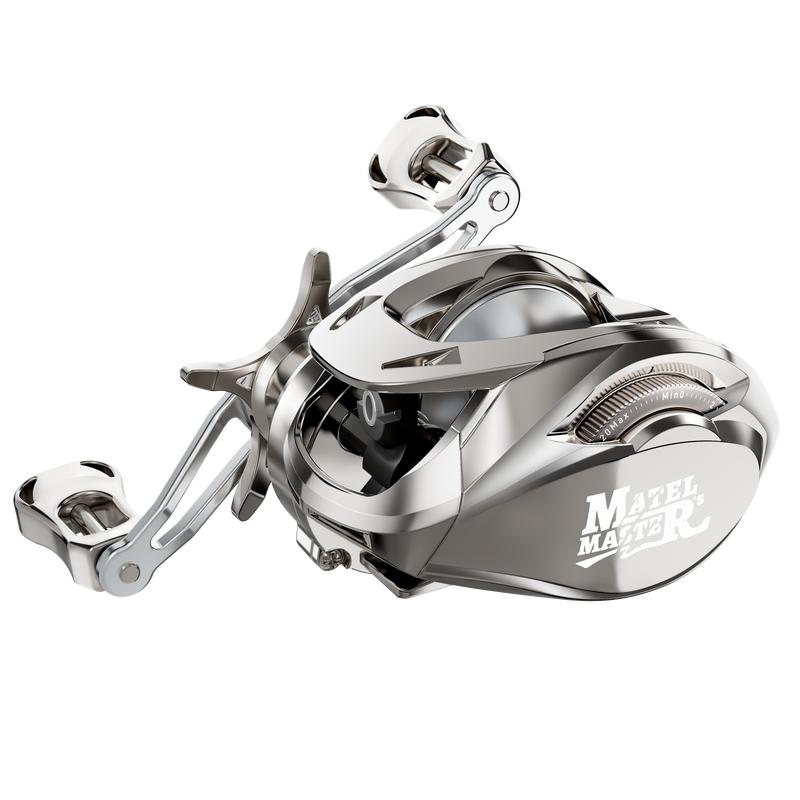 MATEL Master Advanced Version Baitcaster reels,6.2:1Gear Ratio,5+1Ball ...