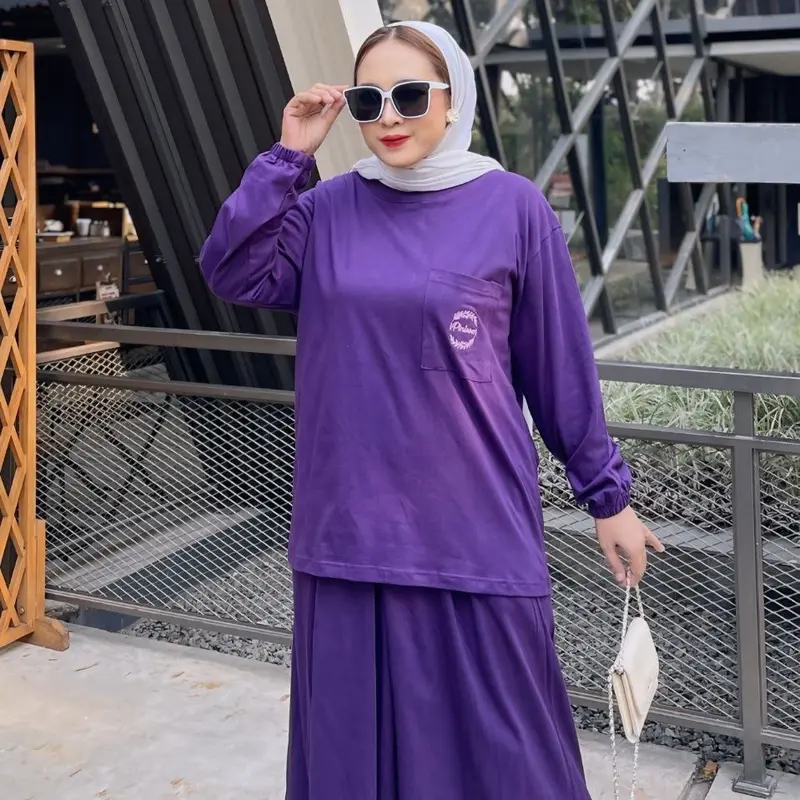 Setelan Rok Wanita Dewasa  DM3 Cloth Bahan Katun Combed 6