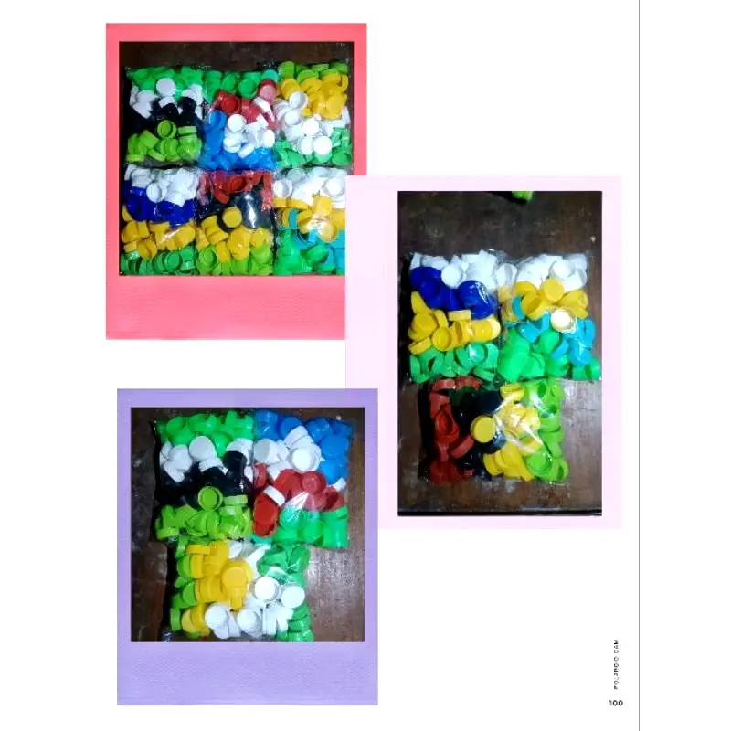 tutup botol 100 pcs 4 warna  RANDOM/acak