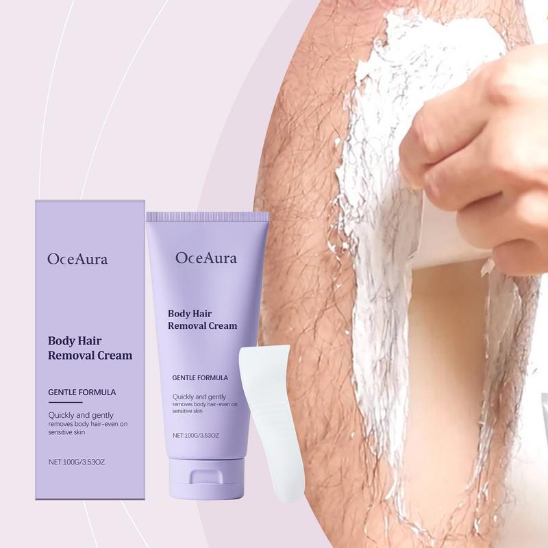 Product Introduction of ceAura Body Hair Removal Cream Gentle Body Hair Removal Hand & Leg Hair Cleansing Unisex Hair Removal Skin Balm 1