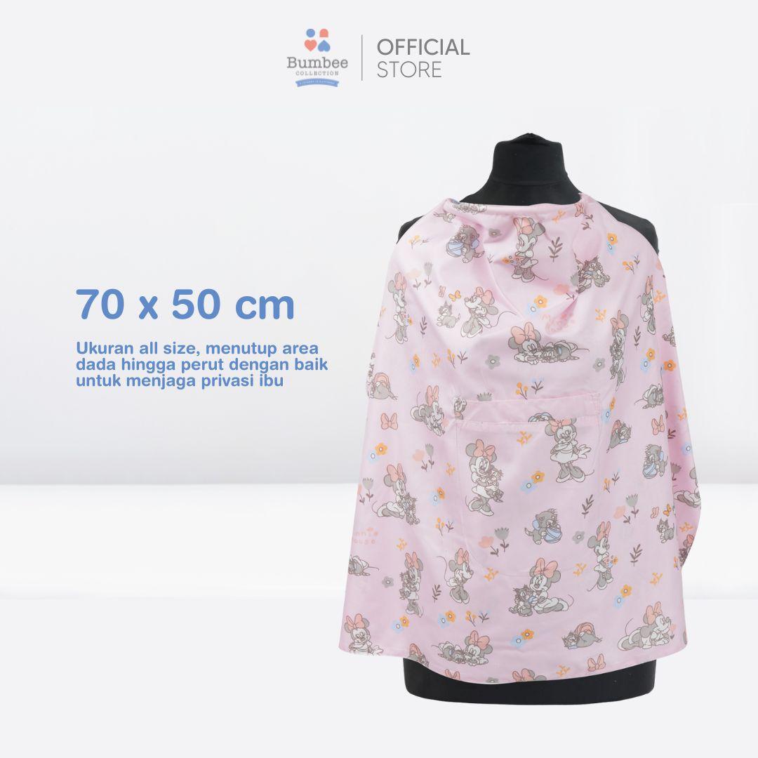 Bumbee Nursing Cover Disney Mickey & Minnie – Apron Menyusui Praktis | Meng-Asi-hi nyaman Dimana Saja