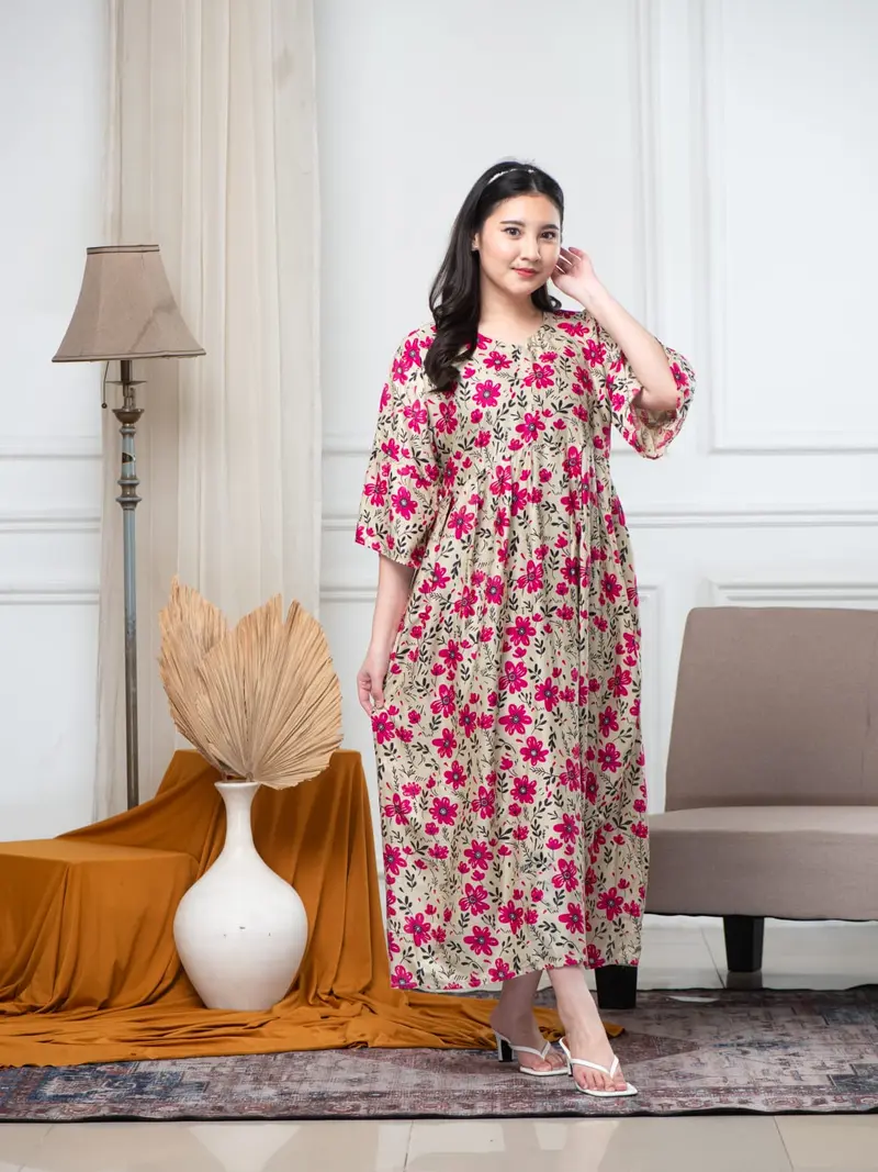 paisley wrap dress Boho Peacock Paisley Wrap Dress with Bell Sleeves main image 1