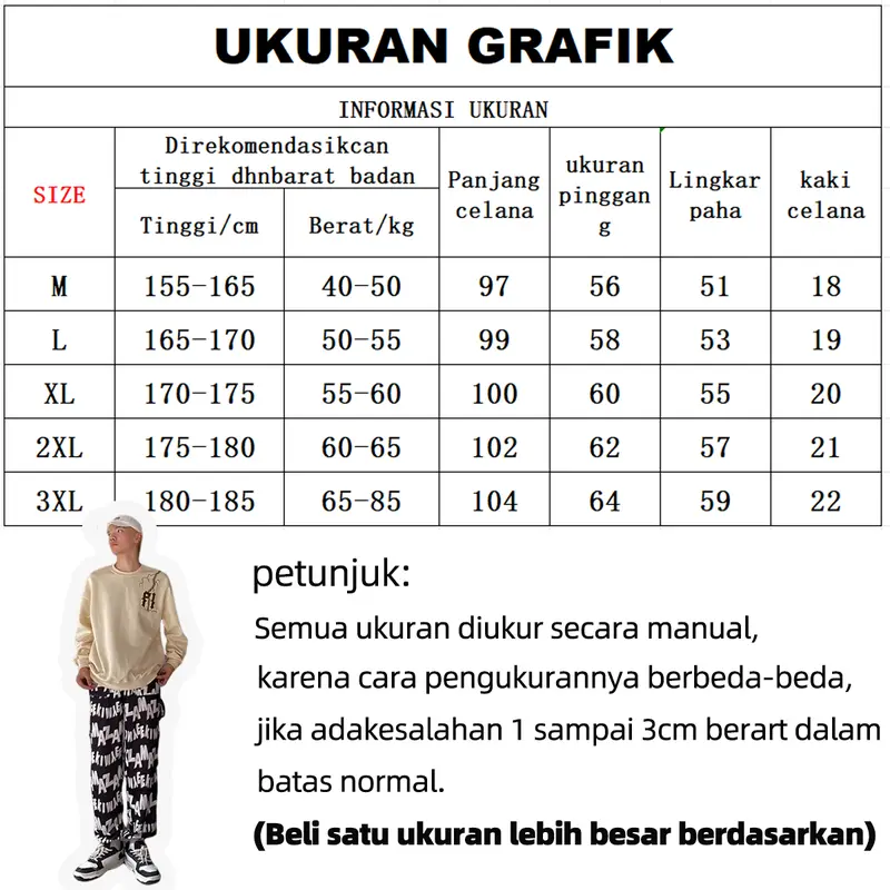 Celana Baggy Pria High Waist Ankle Pants Style Wide Leg Hip Hop Jazz Premium (Cowok Keren 2024) - Motif Panjang Motif Katun Pendek Casual Chino Distro Dewasa Tartan baggy  pants 5