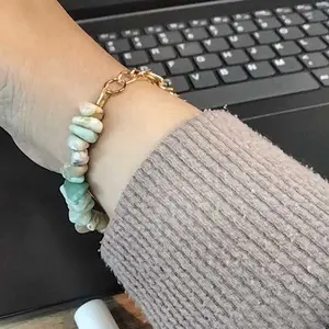 Coral Bracelet Chain Stone Gelang Batu Rantai Gold Bracelet Gemstone Bracelet Gelang Wanita Batu Alam