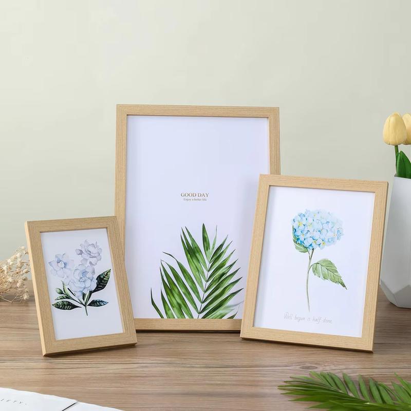 Product Introduction of Khung Ảnh Bằng Gỗ, Để Treo Tường, Có Kích Thước 10X15, 15X20, 20X25cm, Giá Chân Đế Khung Ảnh Bằng Gỗ A4, Thích Hợp Cho Ảnh Và Trang Trí Ảnh, Quà Kỷ Niệm 4