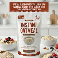 Gambar TRIVICO Instant Oatmeal 150gr Biji Gandum Instan Saji Sarapan Sehat Praktis Tinggi Serat Non GMO dari TRIVICO.ID Kota Tangerang Selatan 3 Tokopedia