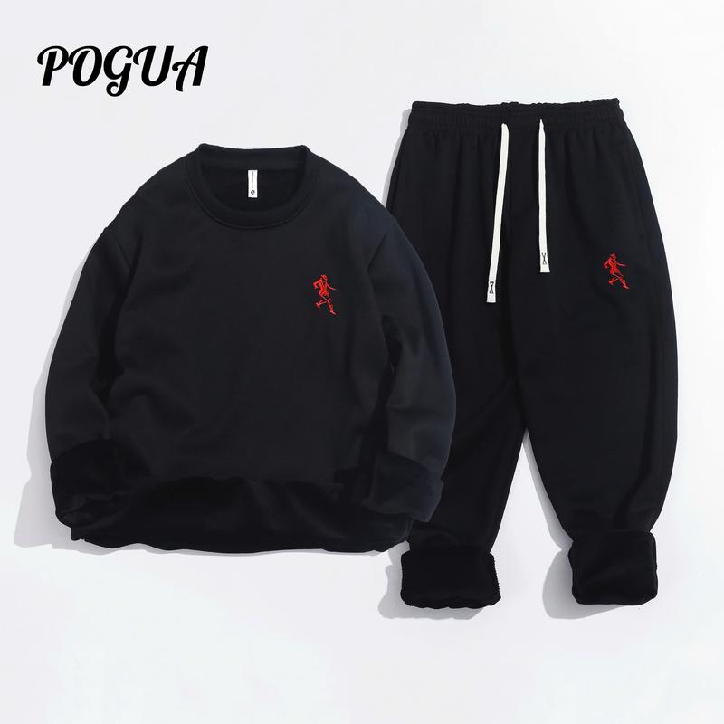  SET ĐỒ BỘ QUẦN ÁO NAM NỈ LÓT LÔNG NHUNG mềm mịn chất dày ấm áp hình thêu QUÝ ÔNG  sang trọng dễ mặc  LC102 