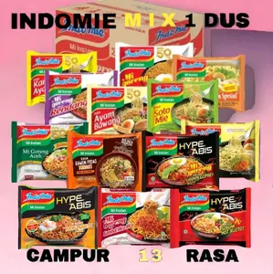 Indomie Mix Campur 13 Rasa 1 Dus isi 40 Pcs Mie Instan rebus goreng