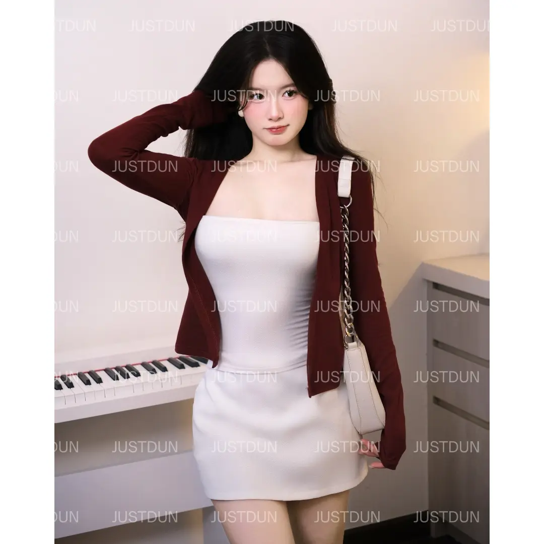 Áo Khoác Cardigan Nữ Dáng Dài JUSTDUN 304 - Vải Cotton Mịn, Mềm Mại, Thoải Mái, Dễ Phối Đồ | BigBuy360 - bigbuy360.vn