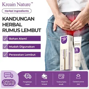 【Beli 1 gratis 2】Barang spot Kreain Nature Soothing Cooling Gel 20gr/Gel Wasir Herbal/Meredakan Nyeri/Obat Wasir Salep Wasir Original Soothing Cooling Gel Salep Ambeien Paling