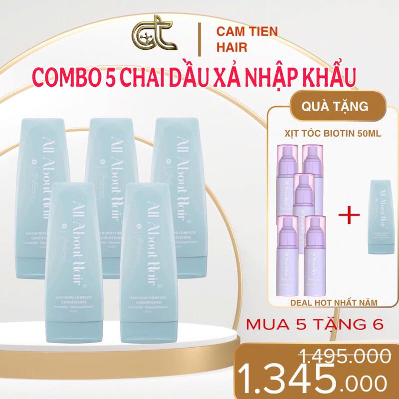 COMBO 5 DẦU XẢ CONDITIONER ALL ABOUT HAIR