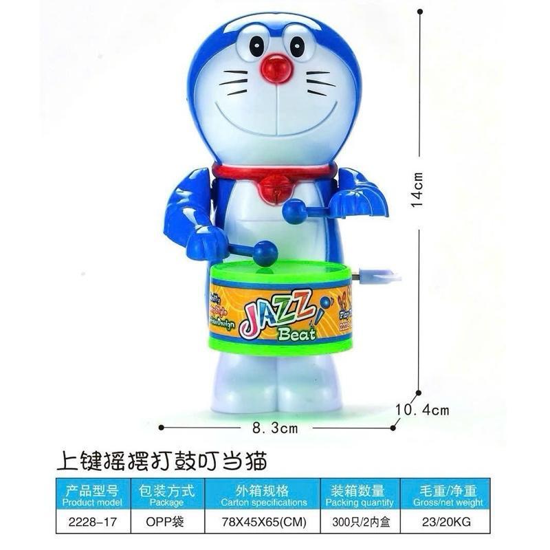 GIA DINH TIT CHU Doremon Pikachu đánh trống, đồ chơi trẻ em , đồ chơi vô tri, đồ chơi mặt xấu, đồ chơi mặt hề