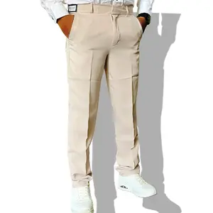 TREN'CO celana bahan pria celana bahan formal celana bahan kerja black Kantor Slimfit slim fit