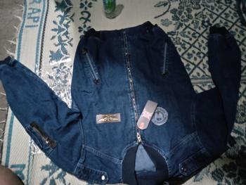 Product Review of JAKET BOMBER MODEL  BORDIRAN SIMPLE VARIAN WARNA BIRU TUA & BIRU MUDA Denim Jeans Nyaman Panjang Pria Top Distro Keren Atasan Casual from M** S**A ** 2