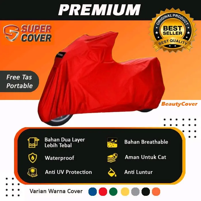 Sarung Motor PCX Sarung motor SUPER COVER PCX  ukuran L Selimut Motor Outdoor Motorcycle Kendaraan bahan tebal