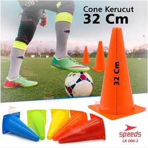 SPEEDS Cone Cones Kerucut Kecil Penanda Jalan Latihan Olahraga 006-2