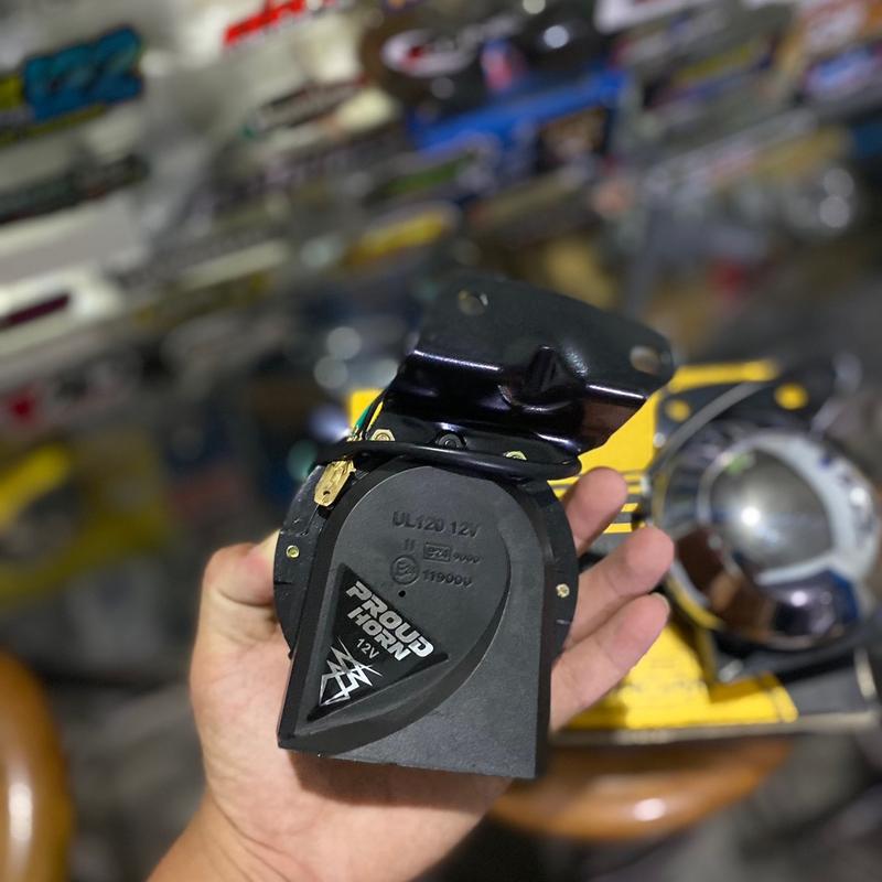 Klakson Bakpao UH UL Hornmitsuba Sepasang untuk Motor GL100 Impor - Motorcycle 2