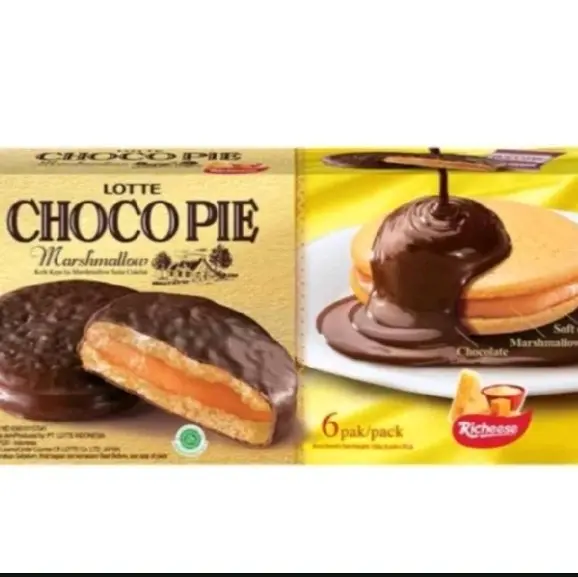Lotte Choco Pie Marshmallow Box isi 6 pcs 1