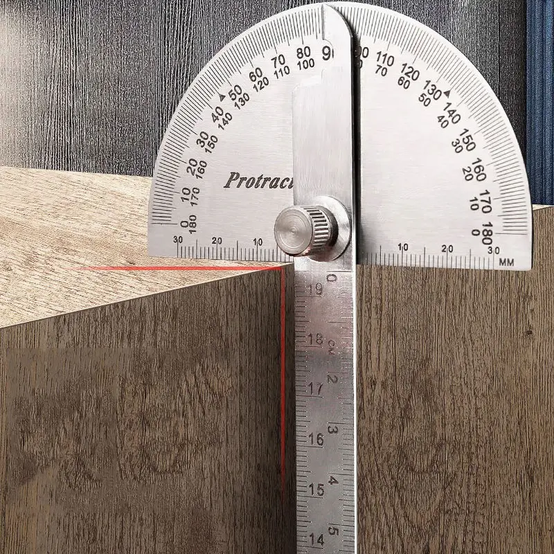 Penggaris Jangka Ruler 180 Derajat 14.5cm / Mistar Pengukur Sudut Kemiringan 1